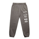 Courtside Bench Track Pants in Faded Grey colour shown as a flat lay with detail