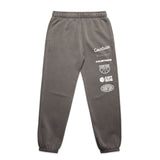 Courtside Bench Track Pants in Faded Grey colour shown as a flat lay with detail